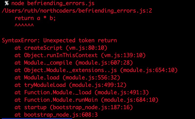 Making Friends with Errors in Your Code