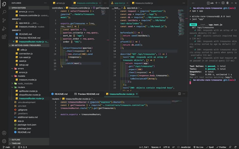 Coding Bootcamp Week 6/13: Second Week on Back-end
