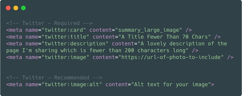 Get your website ready for social media sharing with meta tags