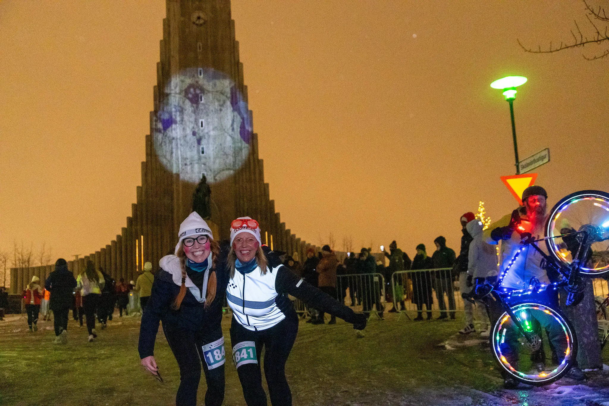 Preparation for the race - Northern lights Run