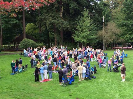 Sunday Service in the Park