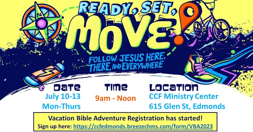Vacation Bible Registration Open 2023