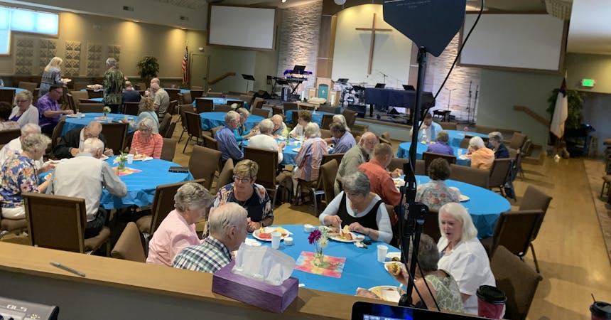 Fellowship after church