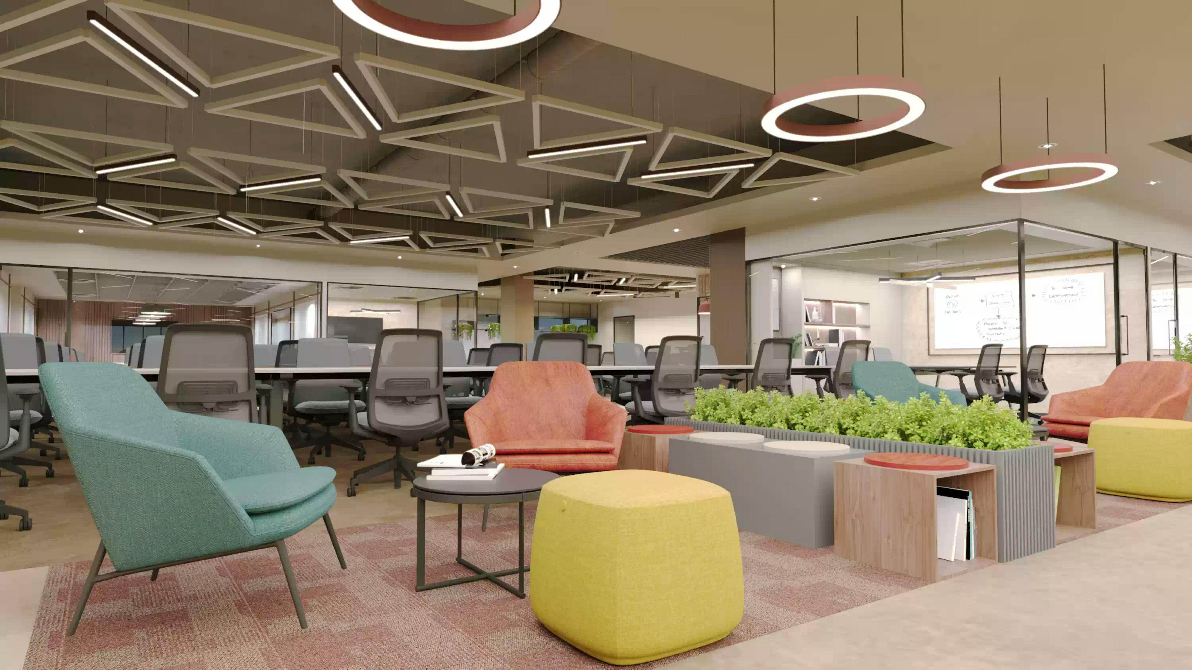 vibrant workspace