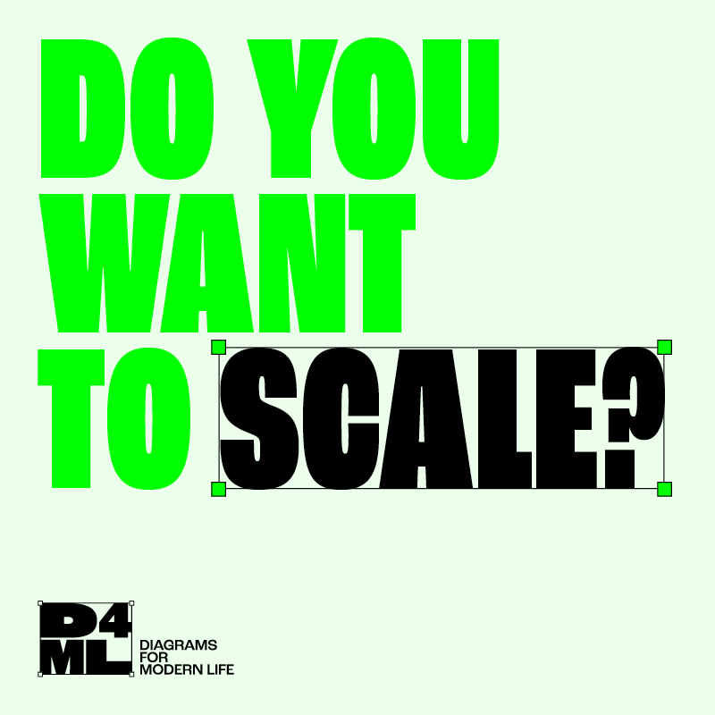 #16 Diagrams for Modern Life — Do You Want To Scale?