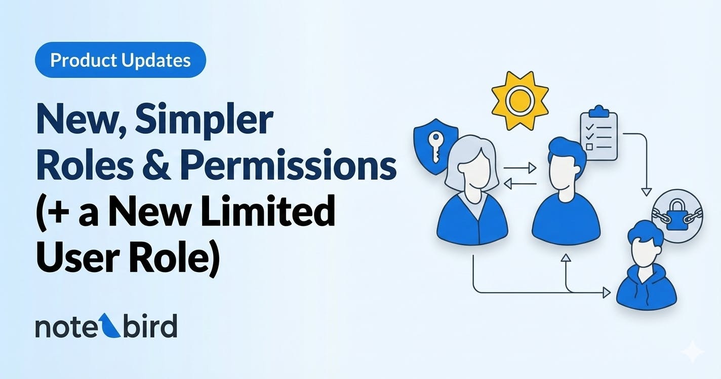Product Updates: New, Simpler User Roles and Permissions (+ a New Limited User Role)