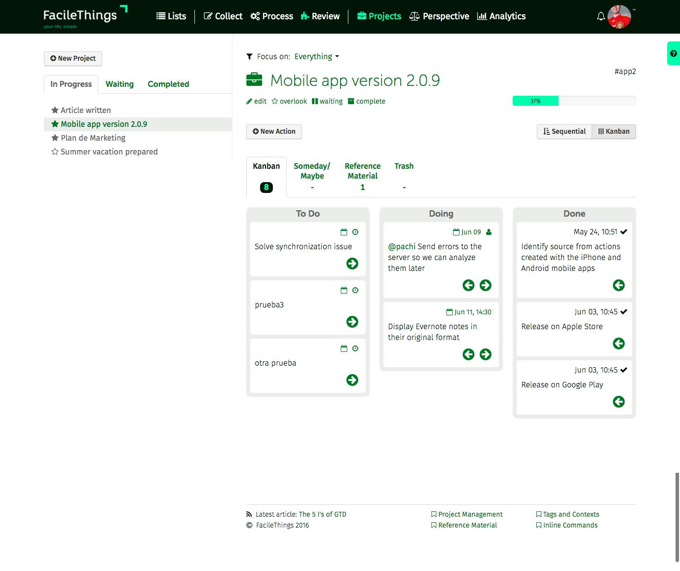 Image showcasing FacileThings apps