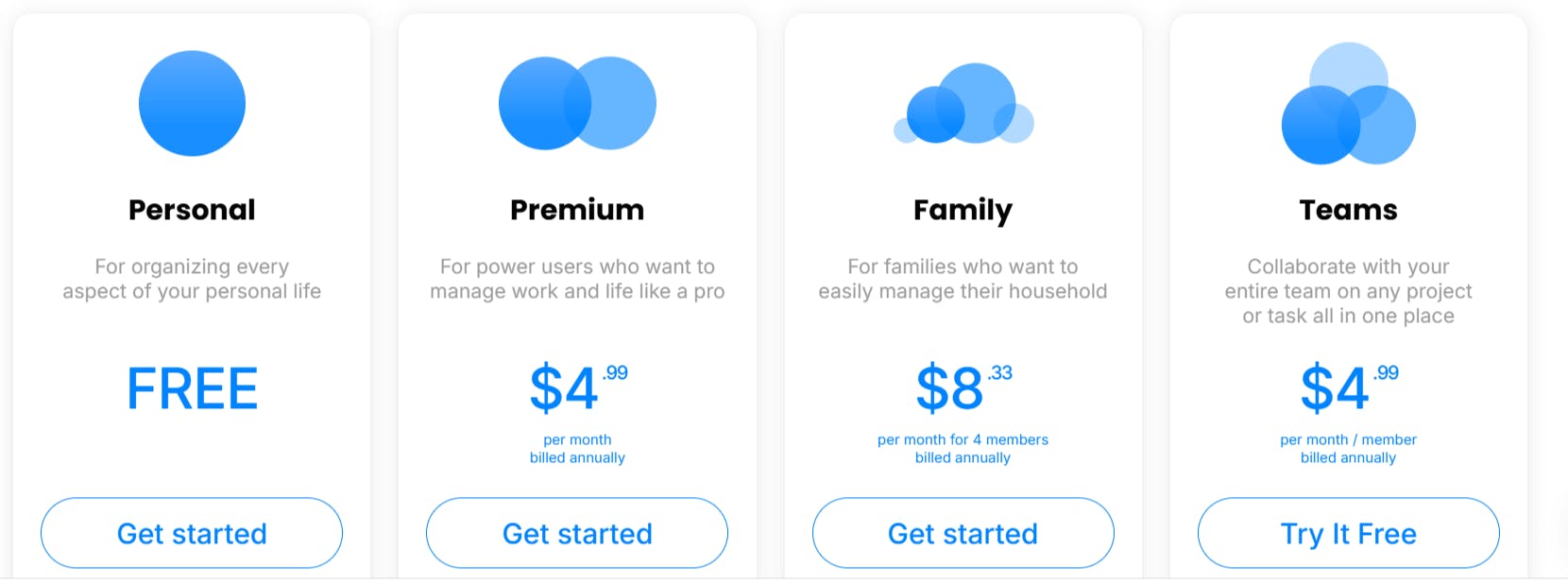 Any.do pricing plans