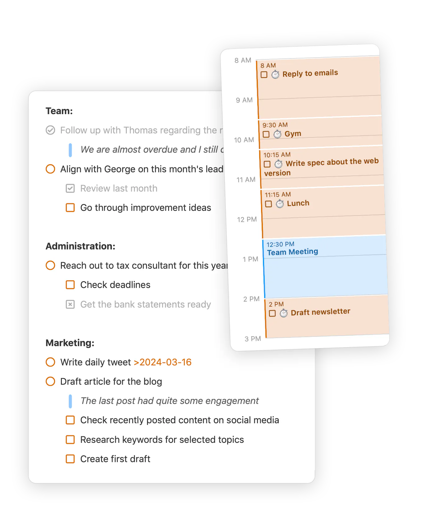 NotePlan - Tasks, Notes, and Calendar