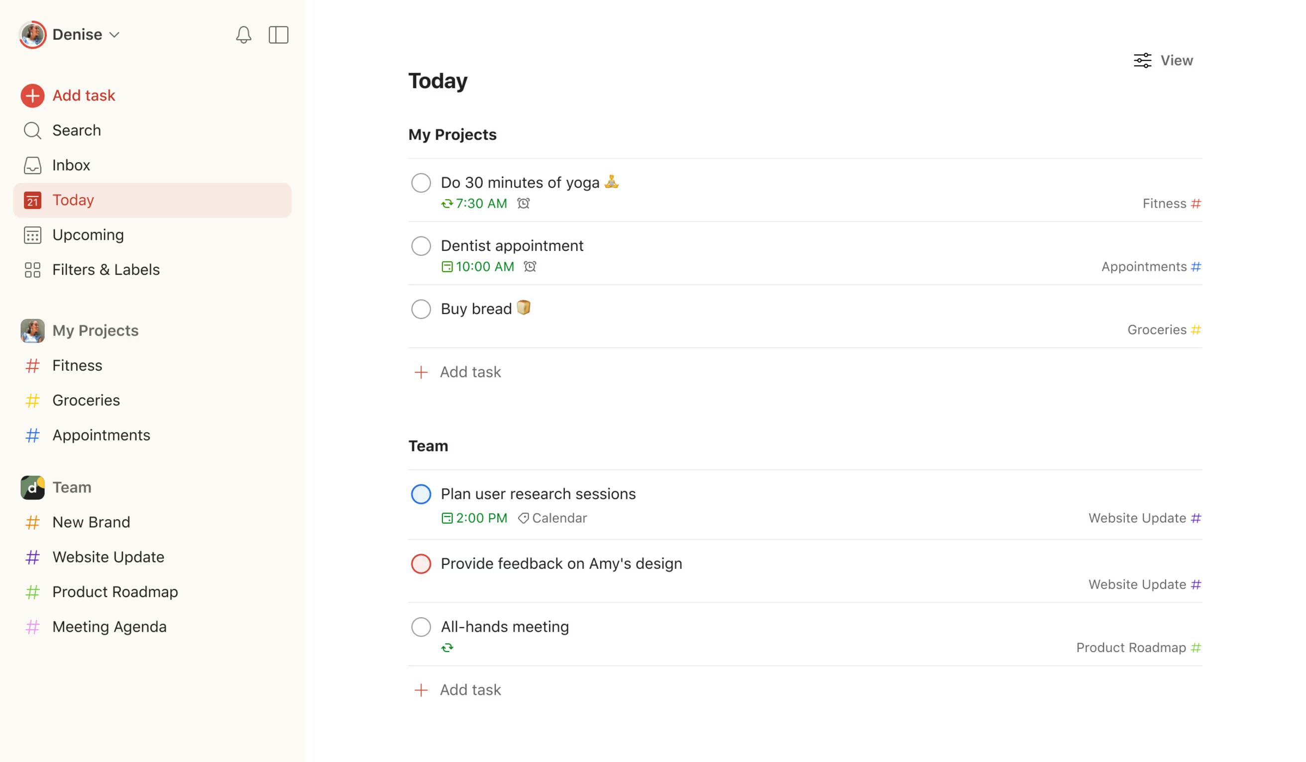 Todoist App