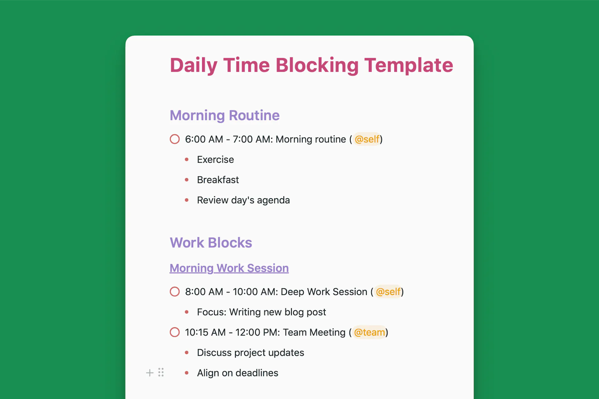 Task Management in NotePlan