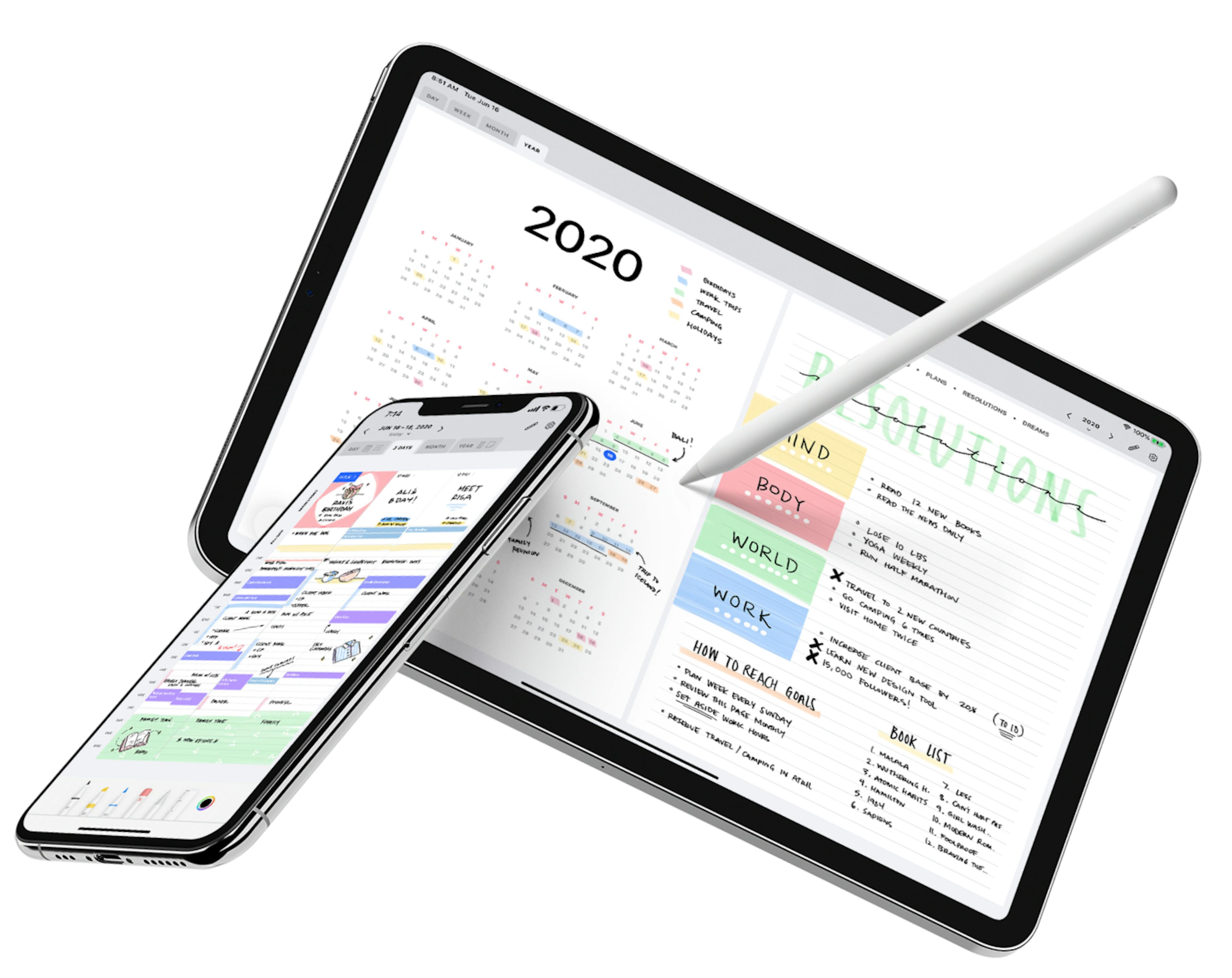 Pencil Planner & Calendar Pro iPad App