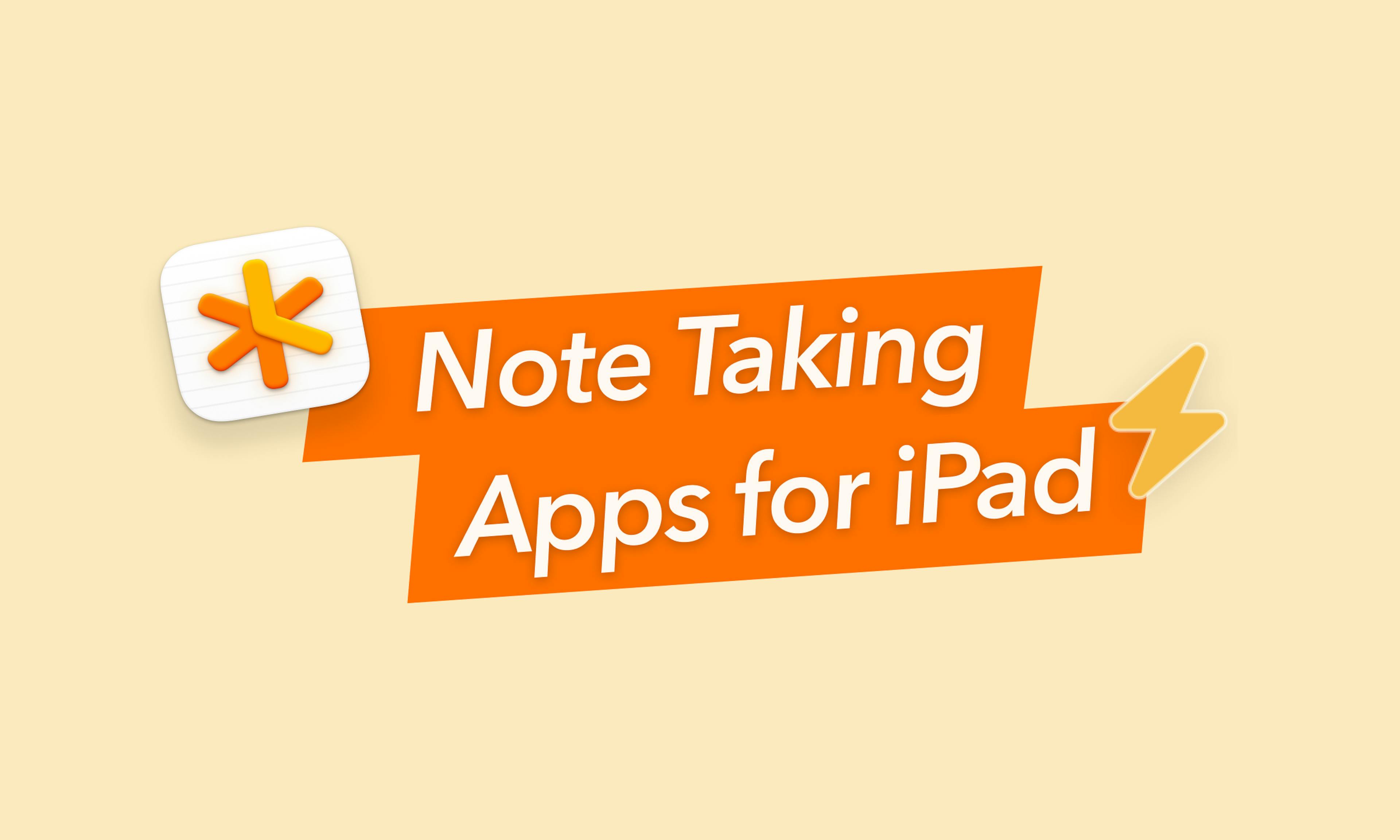 Cover Image for Note Taking App iPad