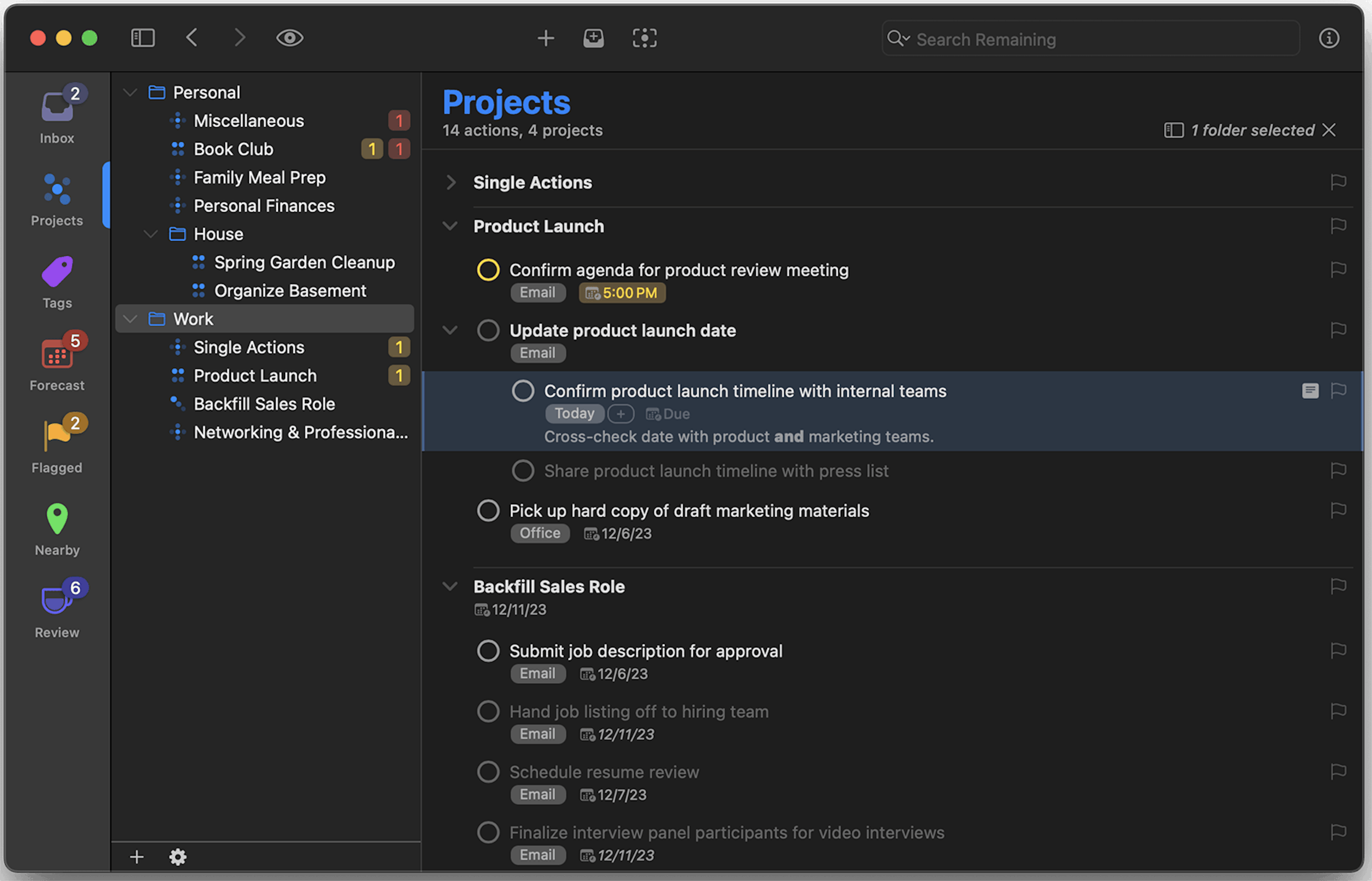 OmniFocus App