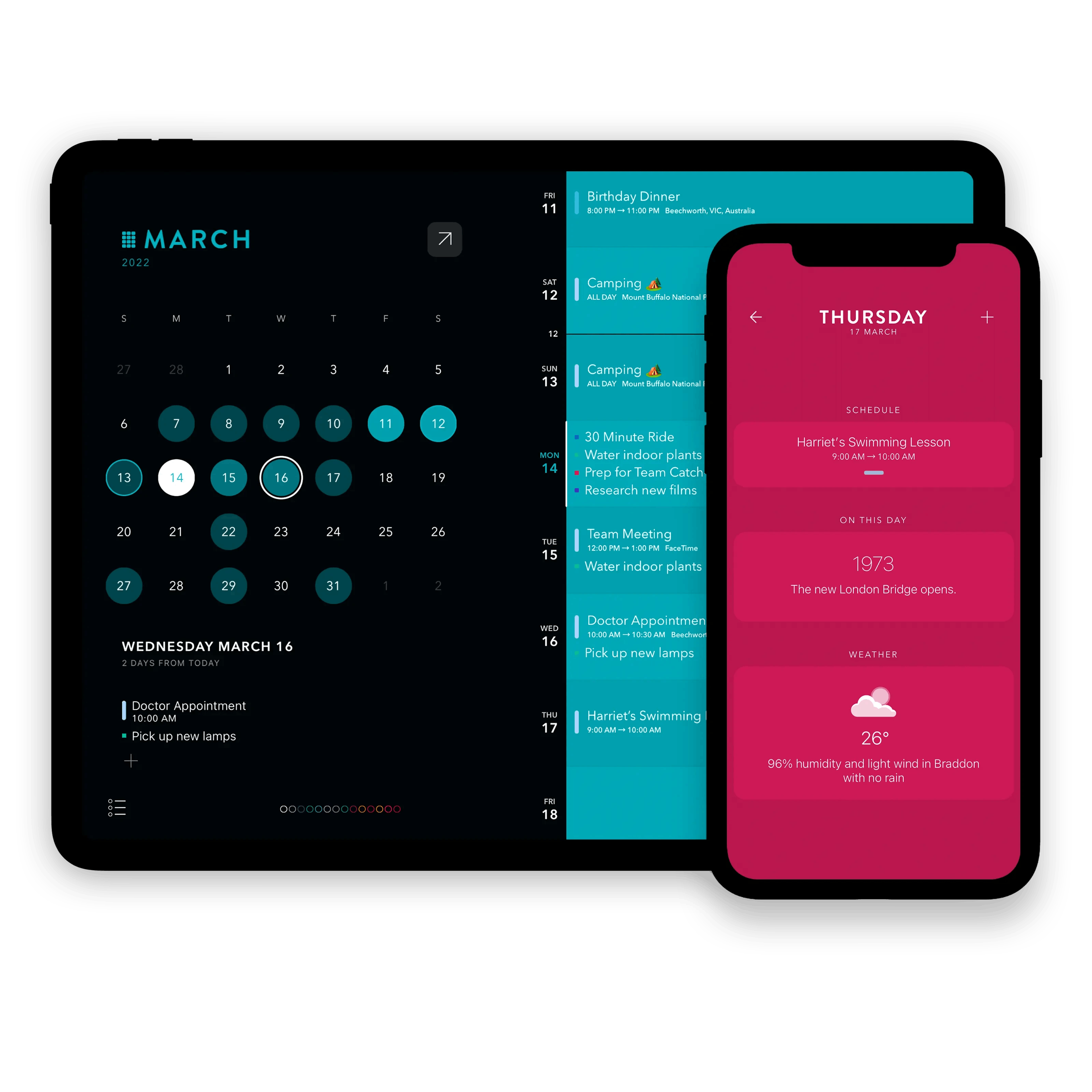 Timepage iPad