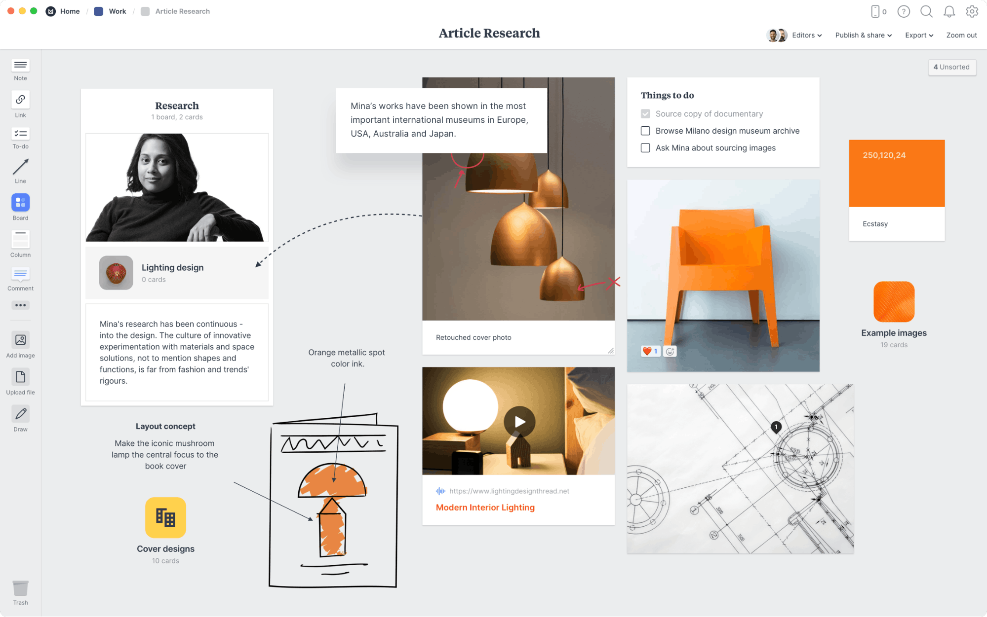 Milanote as second brain