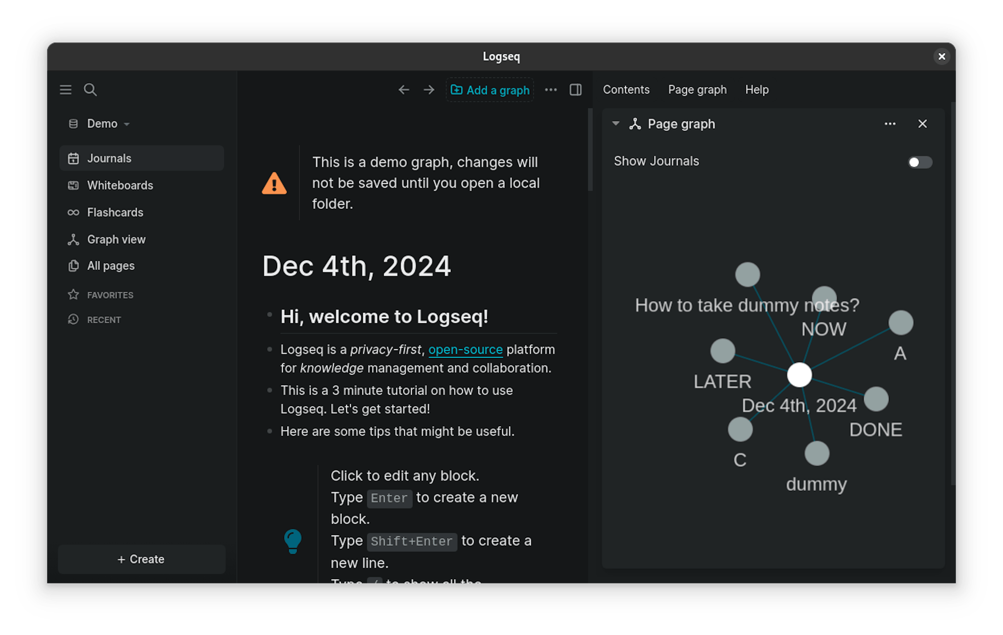 Logseq as second brain