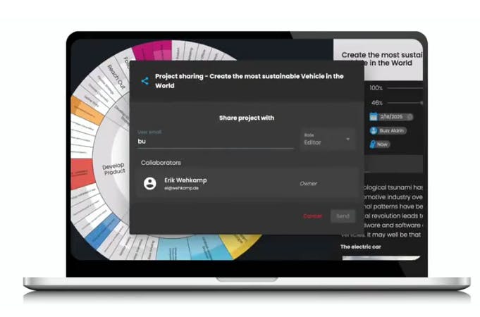 A screenshot of the Goalscape app - it is an image for the article "Goal Planner: 7 Best Goal Planners To Achieve Your Goals"