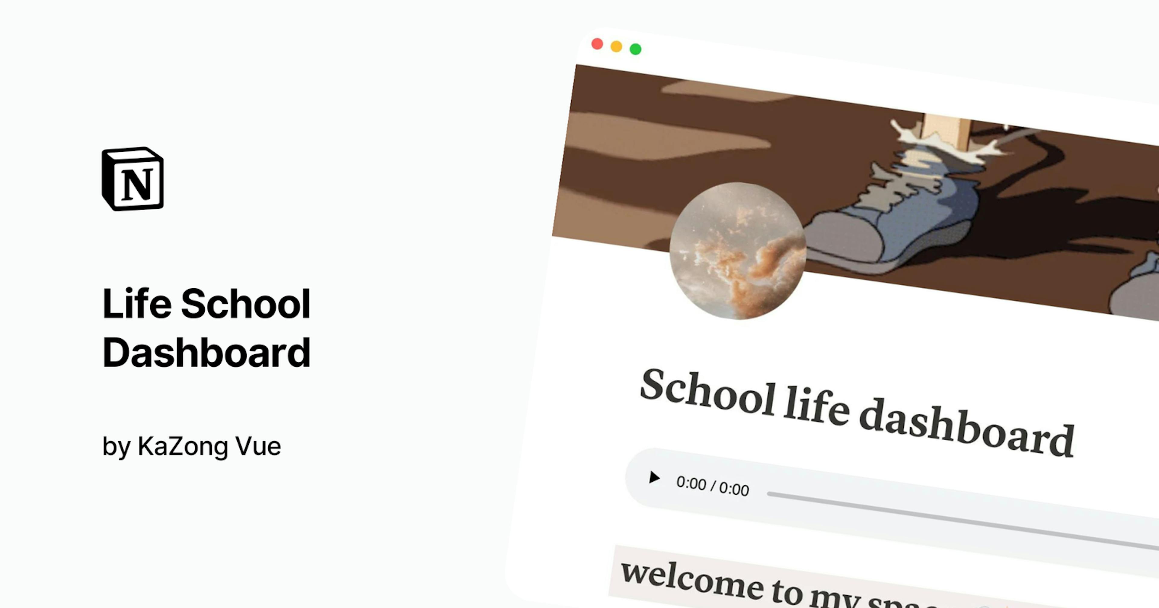 Life School Dashboard by KaZong Vue