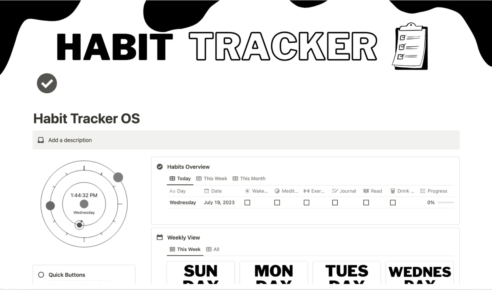 Daily Habit Tracker by iamsourabhshe