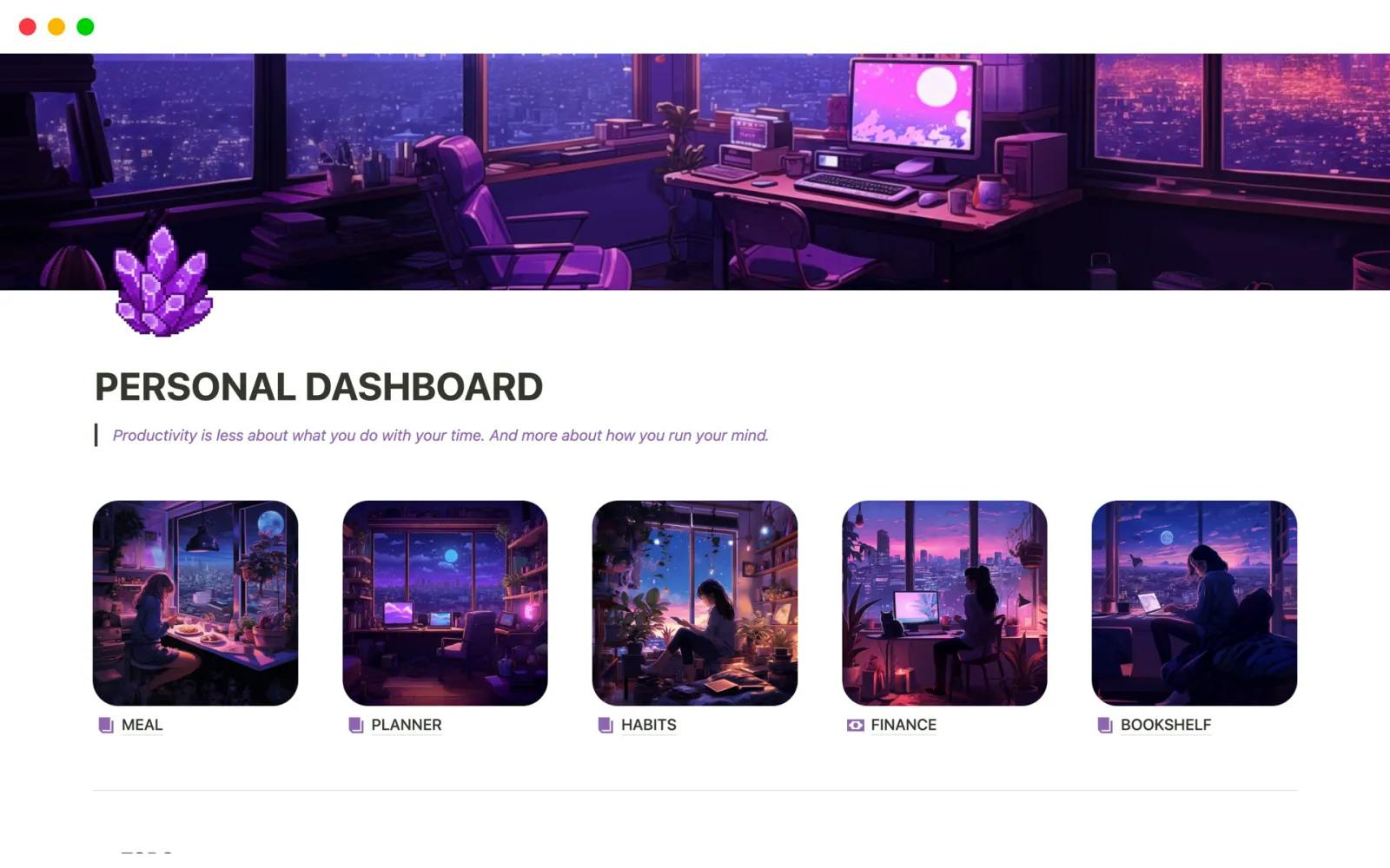 Personal Dashboard by Solt Wagner .webp