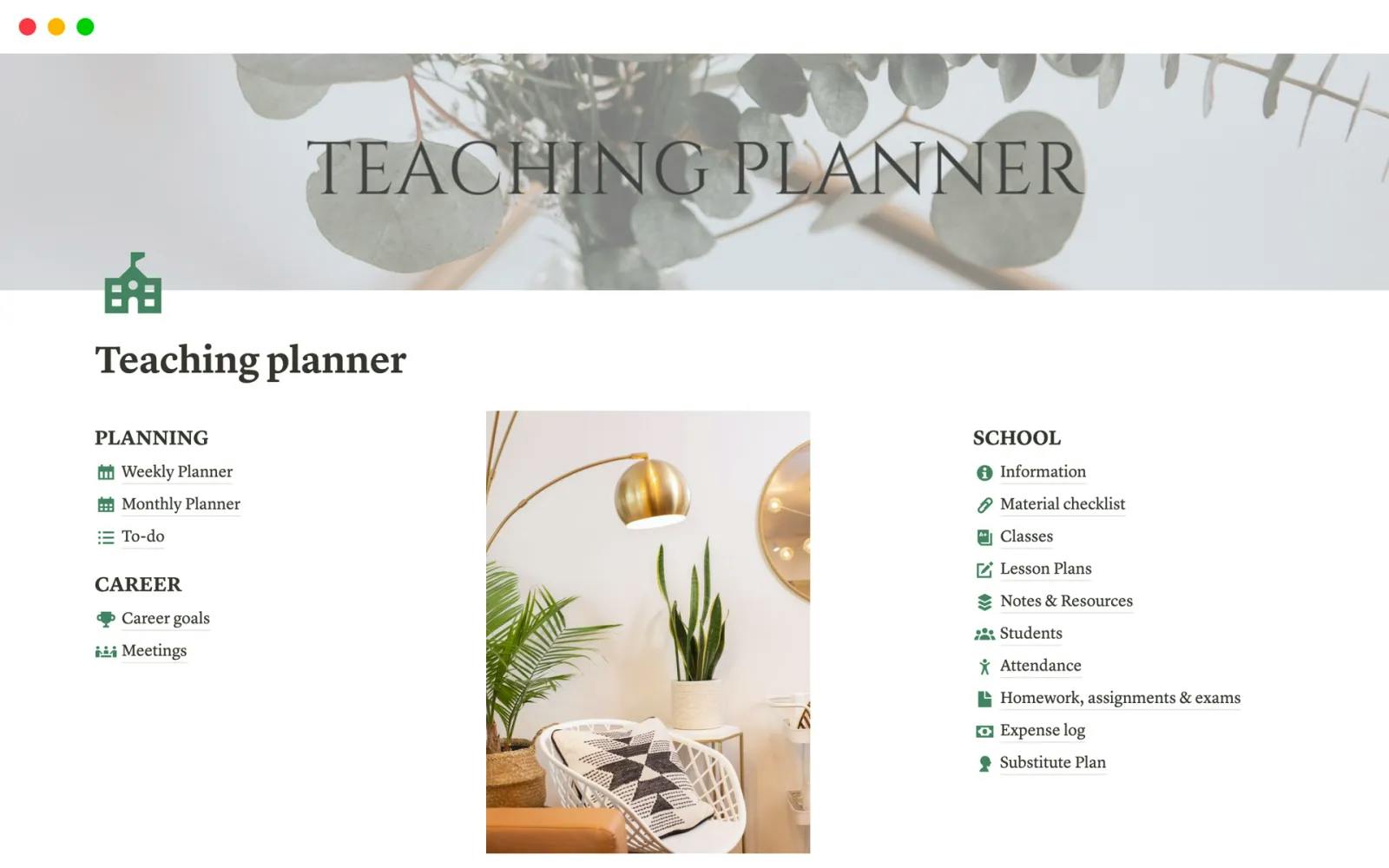 Teacher Planner by Roxanne Beaumont (Paid)
