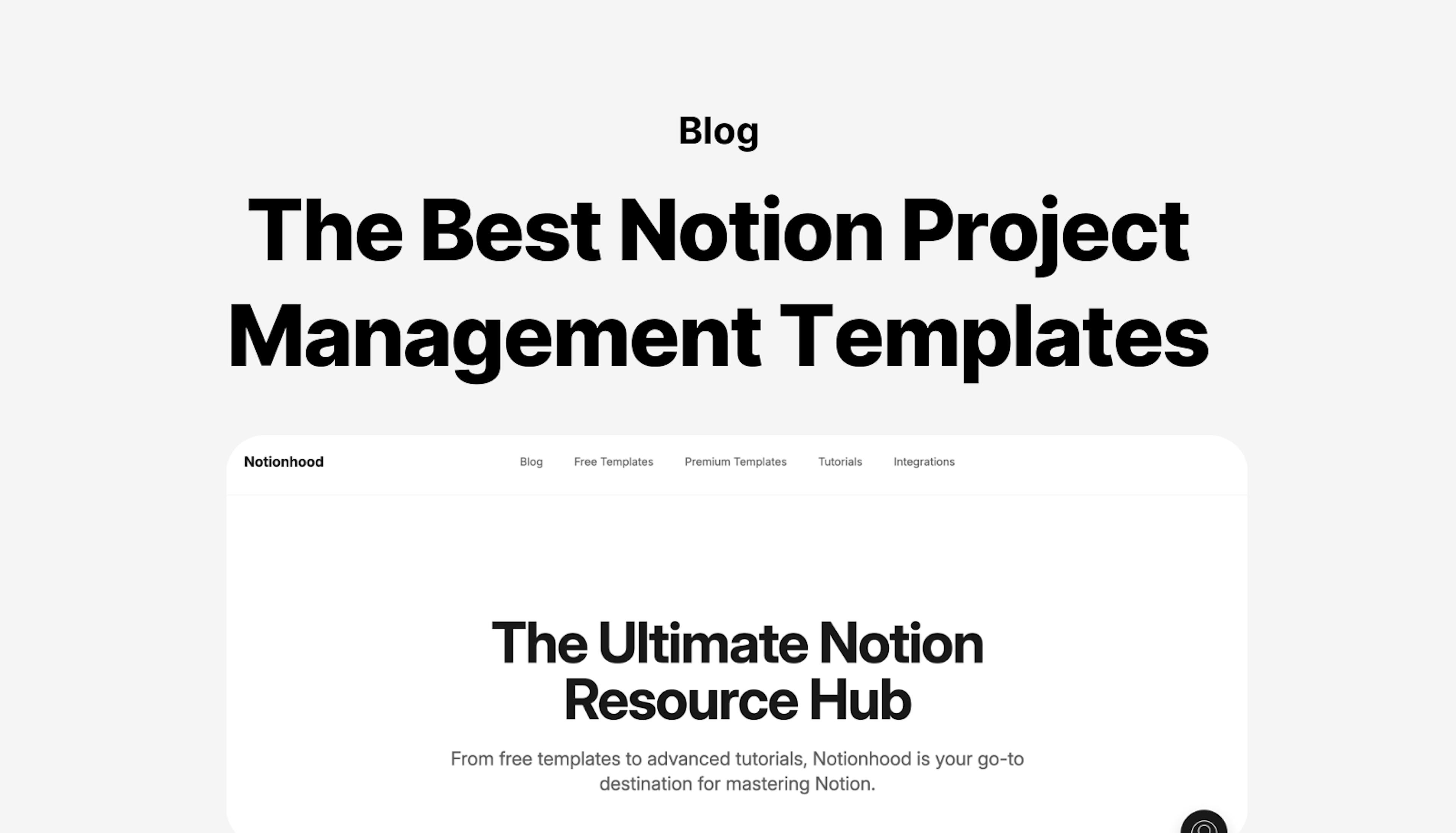 Best Notion Project Management templates