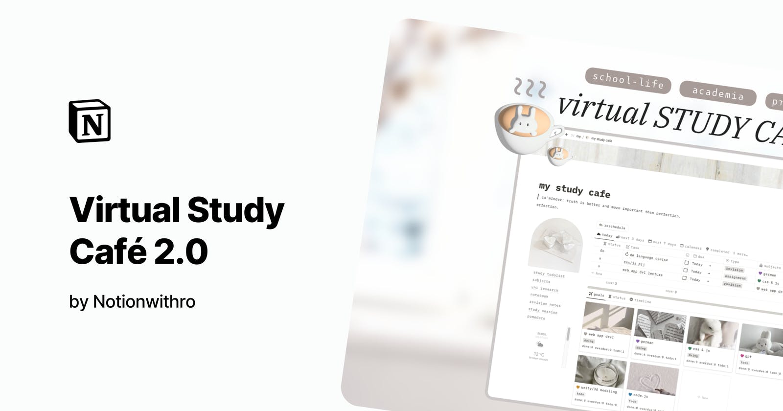 Viral Study Cafe by Notionwithro