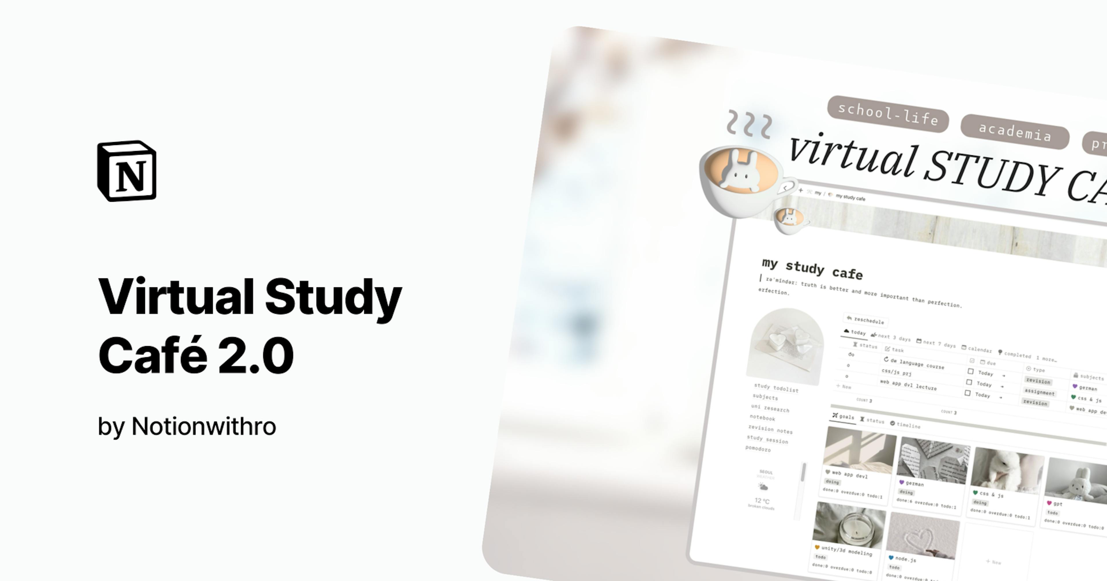 Viral Study Cafe by Notionwithro 