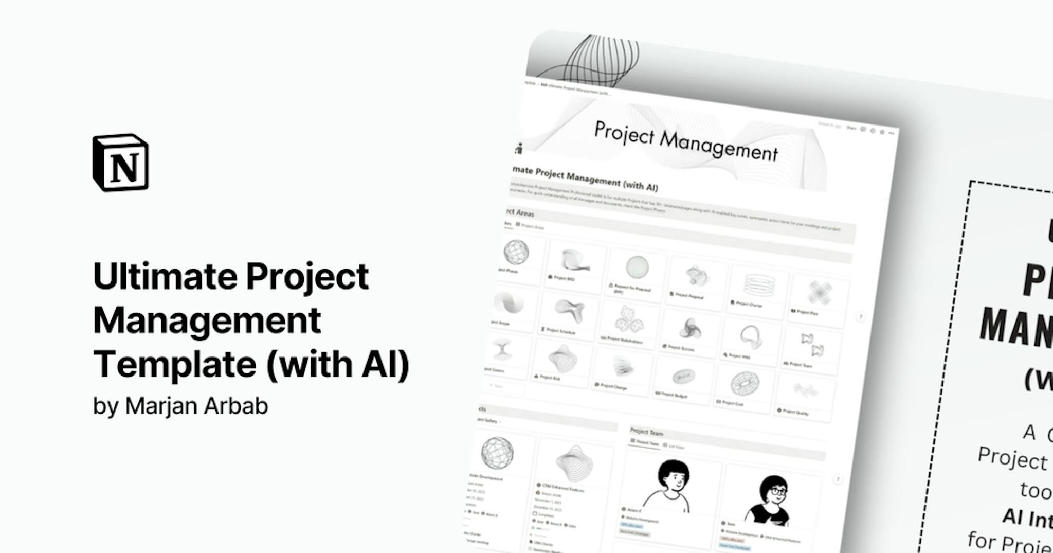 Ultimate Project Management Template with AI by Marjan Arbab 