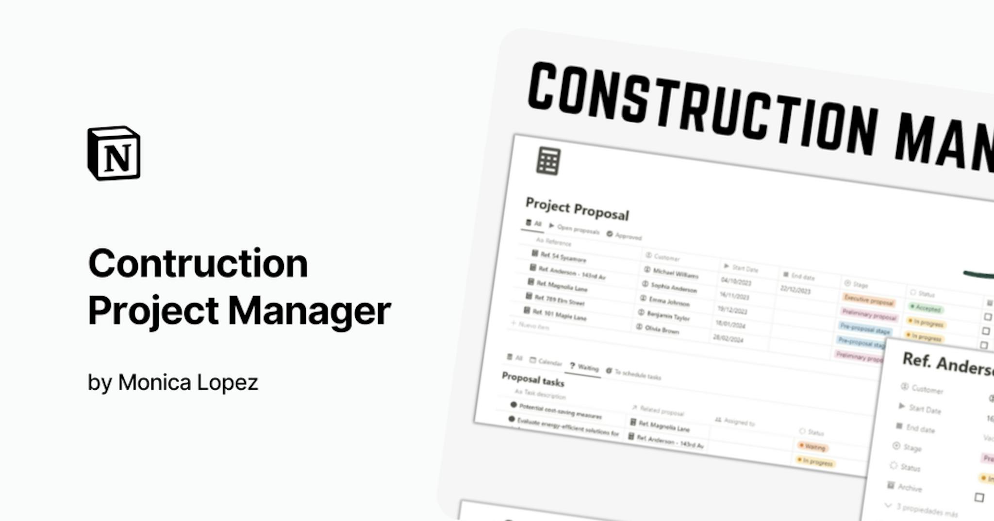 Contruction Project Manager by Monica Lopez 