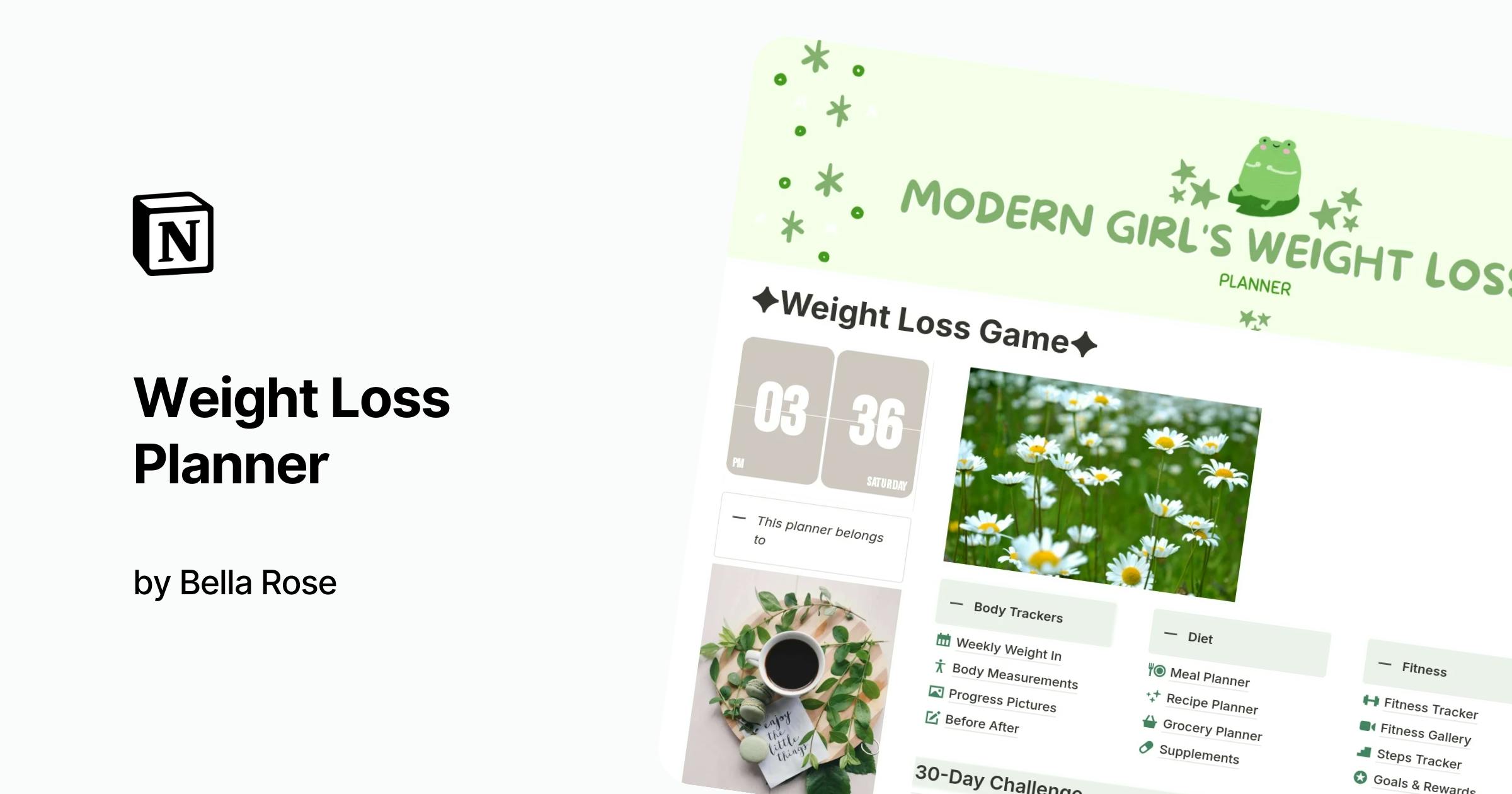Weight Loss Planner