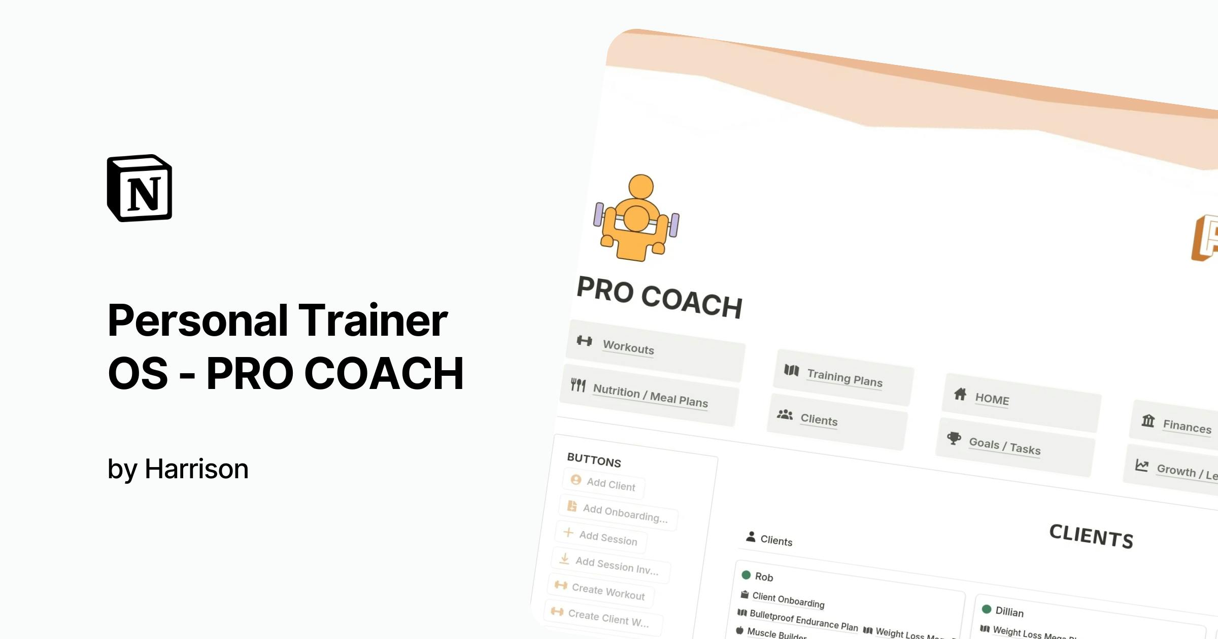 Personal Trainer OS - PRO COACH