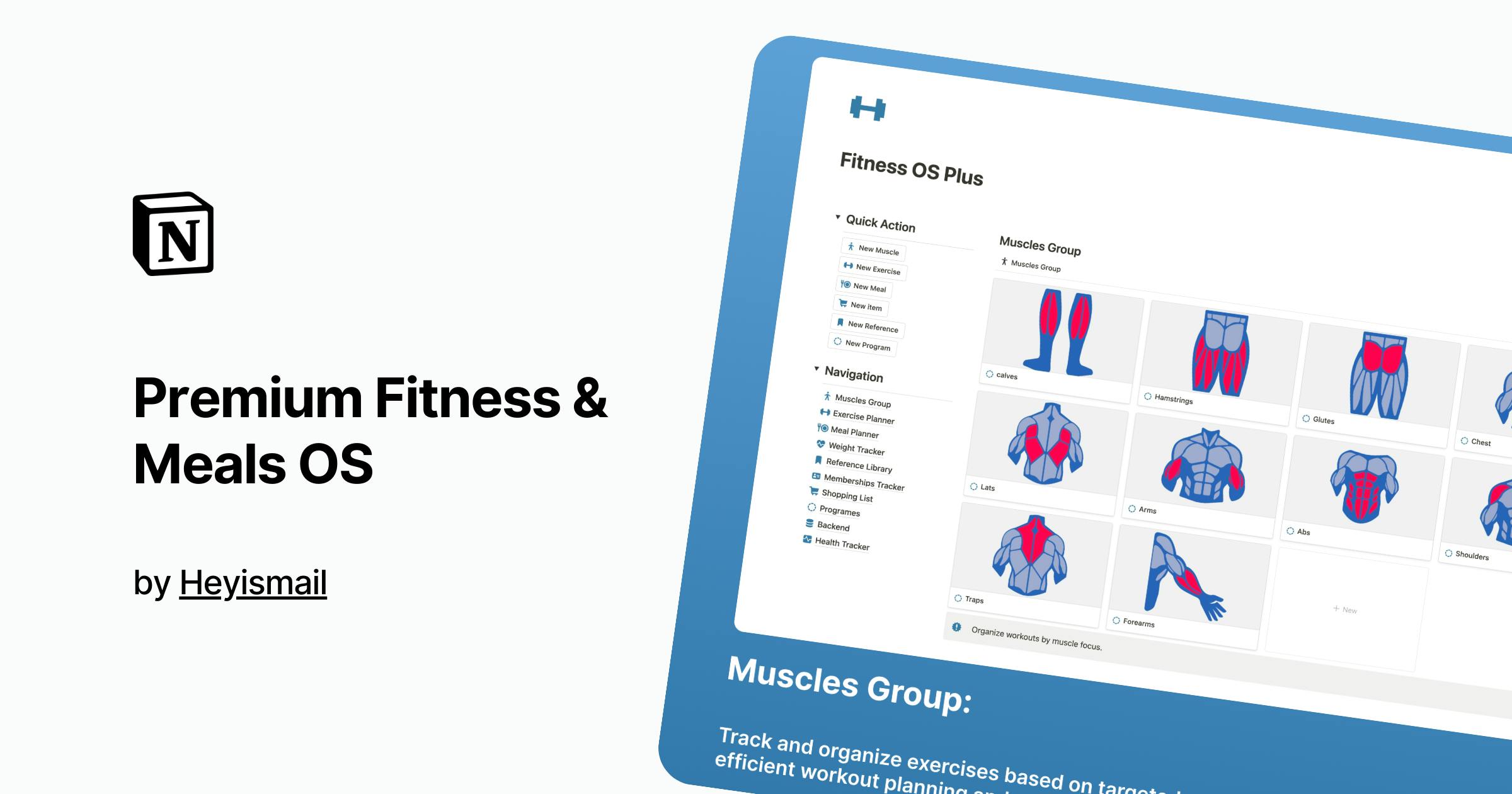 Premium Fitness & Meals OS