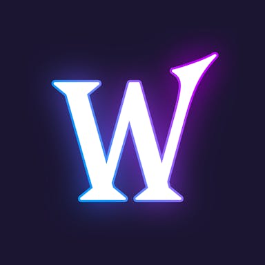 The logo of Wistery, a new project in the entertainment business