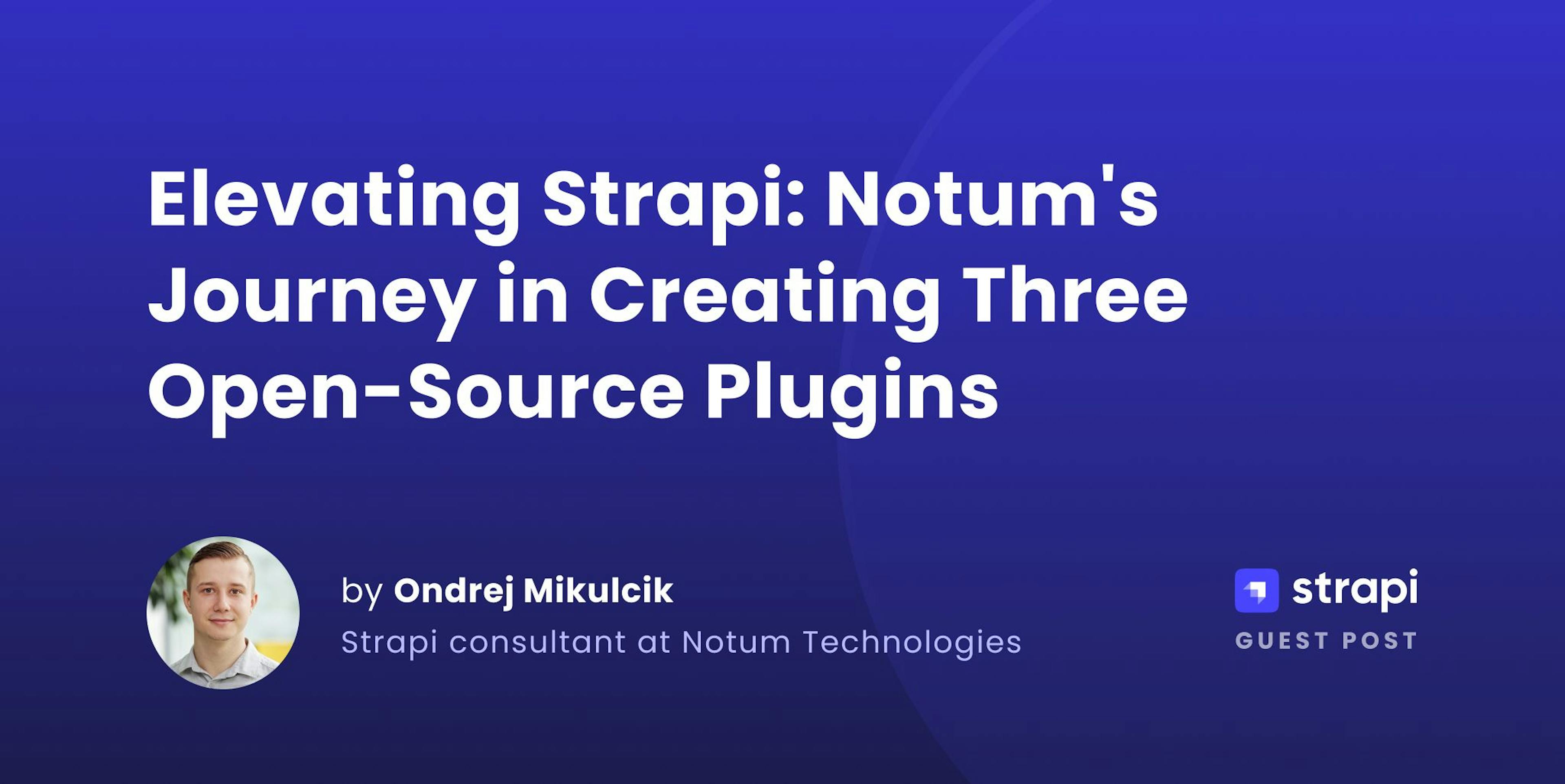 Notum Strapi blog plugins