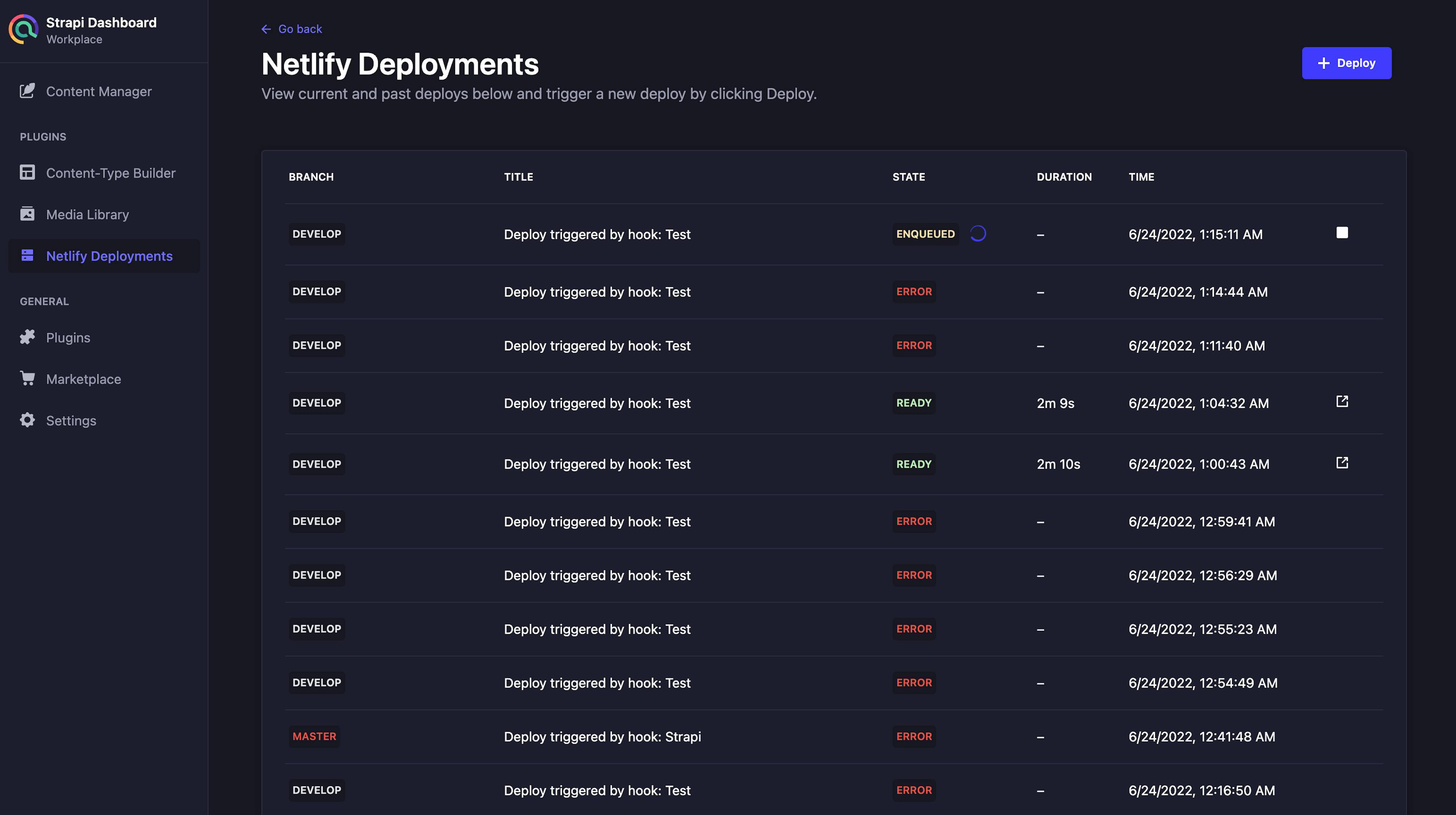 netlify deployment plugin