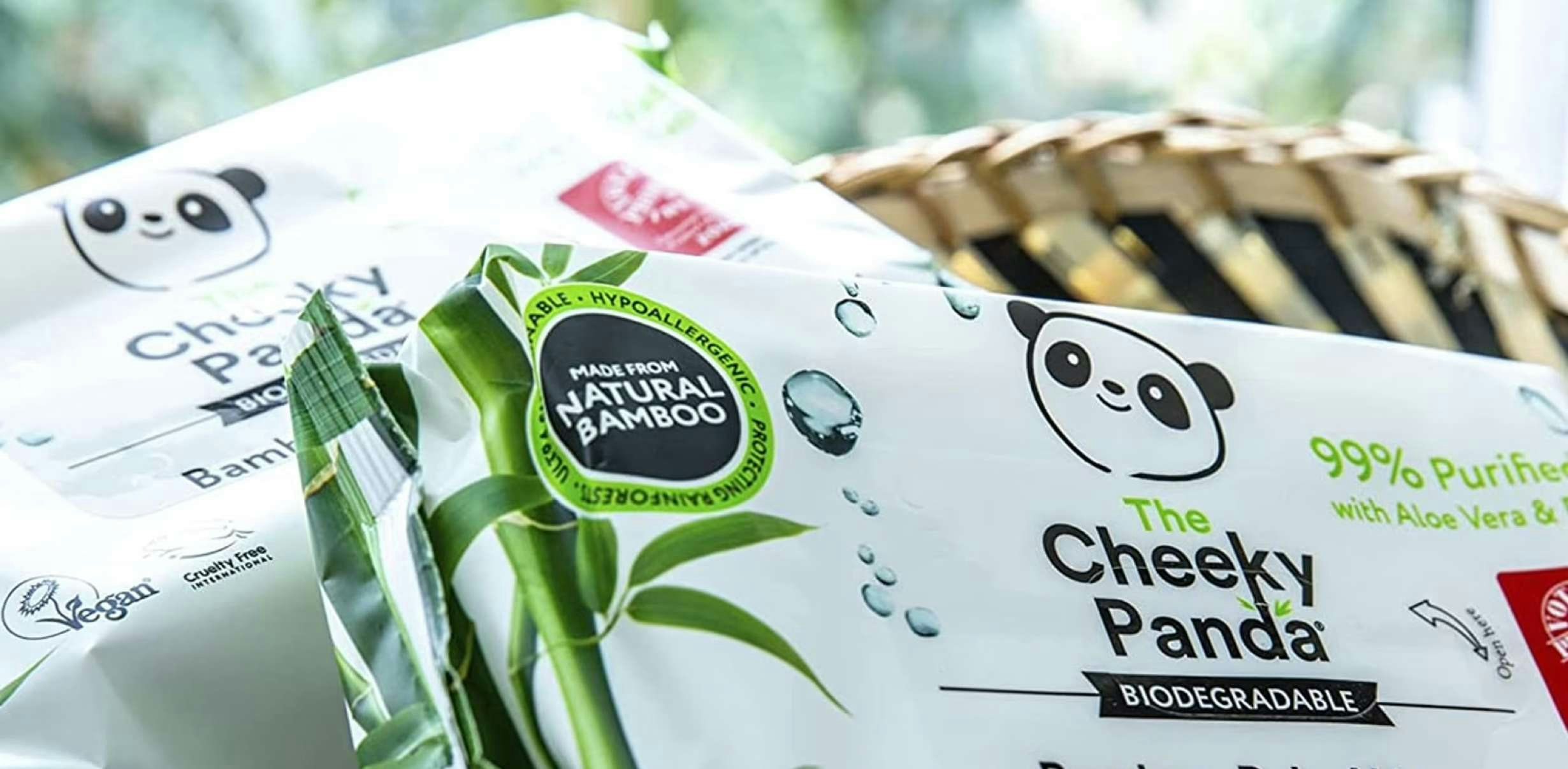 The Cheeky Panda biodegradable wipes