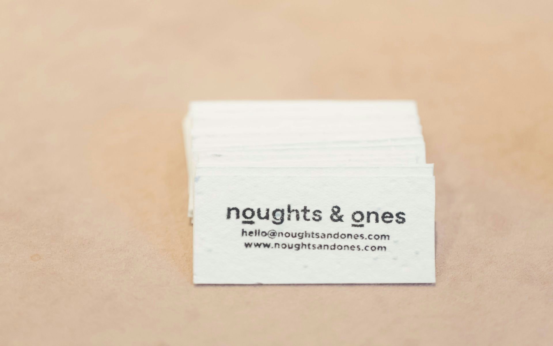Plantable eco business cards