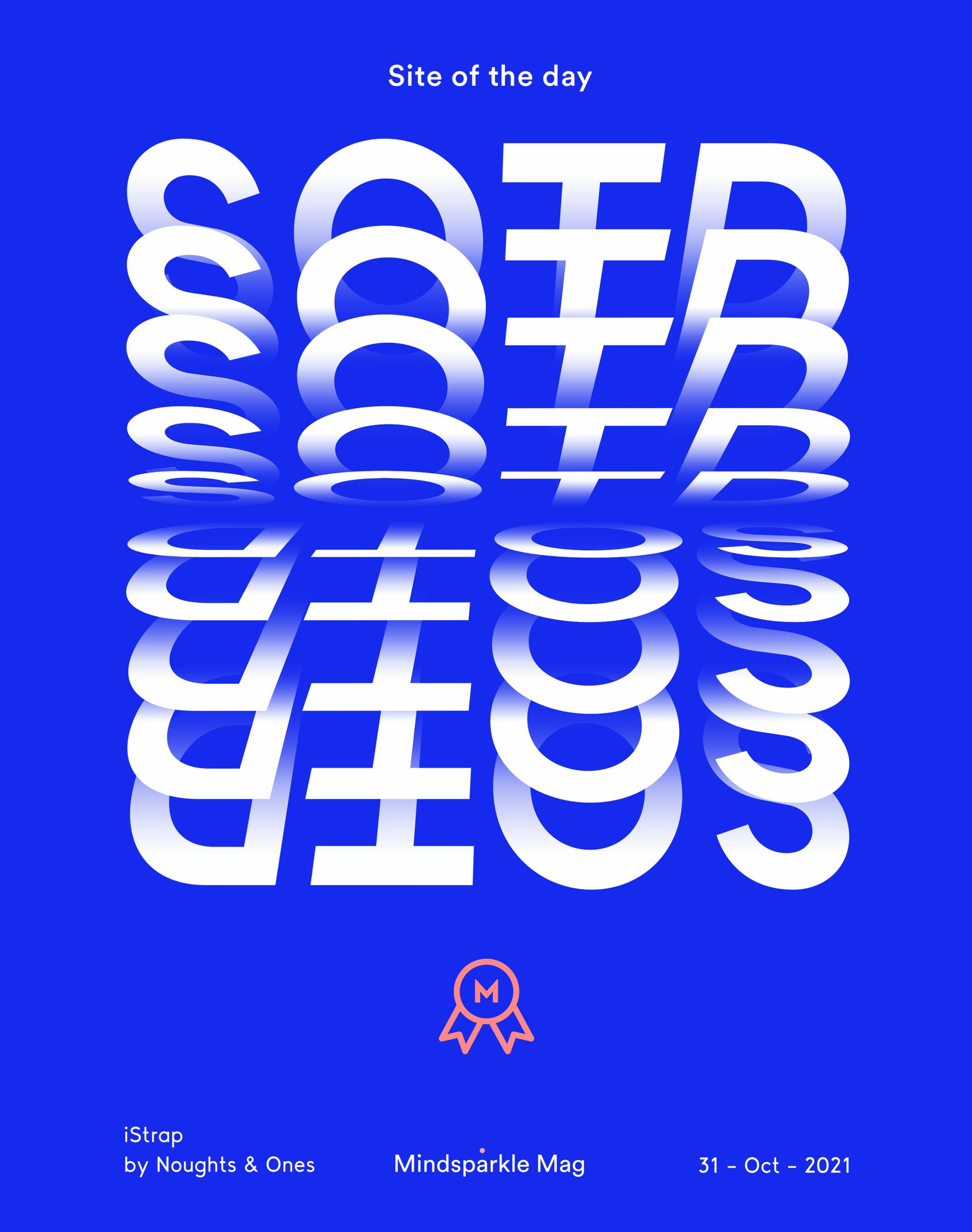 Mindsparkle magazine site of the day award for iStrap by Noughts & Ones