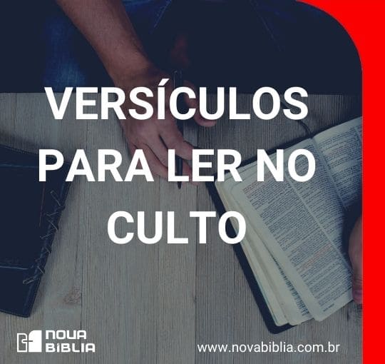 Versículos Para Ler No Culto - Bíblia Online