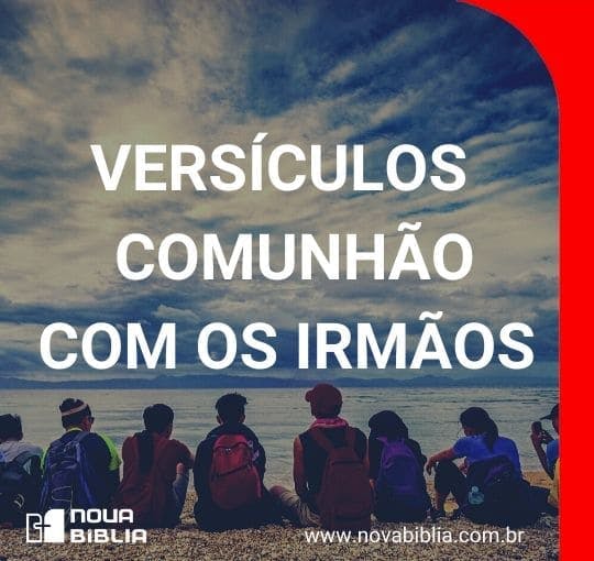 Versículos sobre Comunhão com os Irmãos Nova Bíblia Online Versículos sobre Comunhão com os Irmãos Nova Bíblia Online
