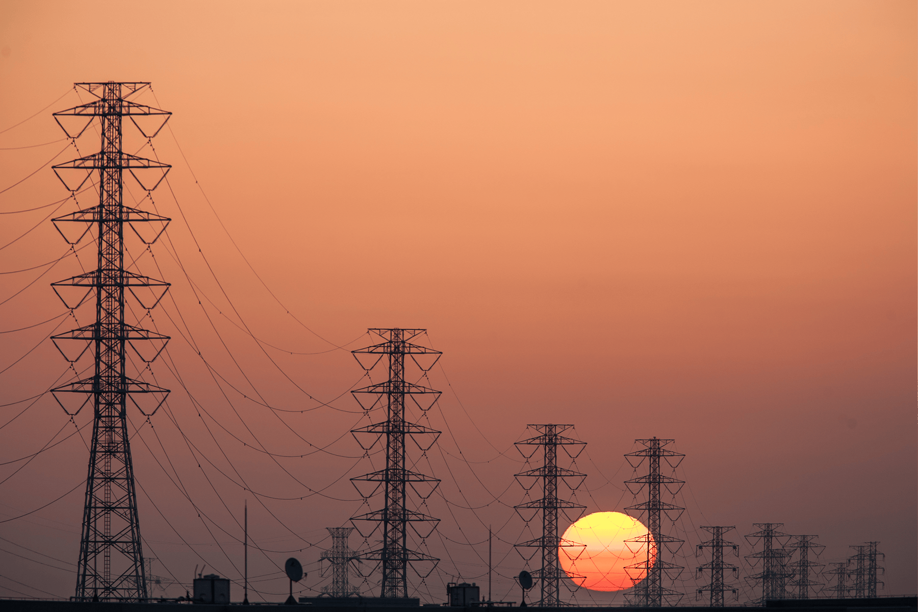 torres de eletricidade sistema elétrico
