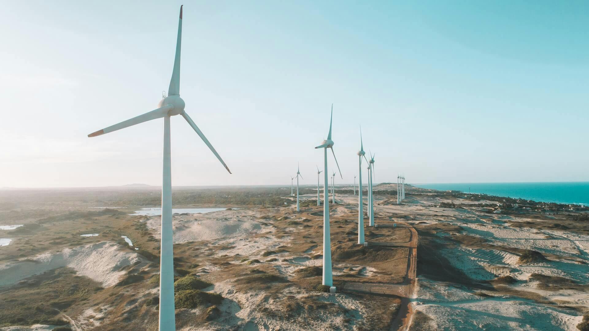 moinhos de energia eólica