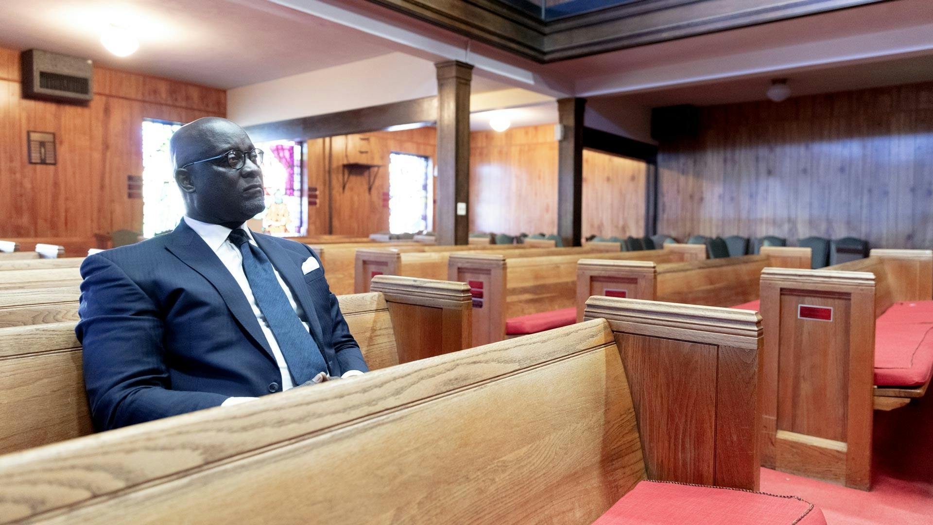 Terris King has been preaching in this church for more than 30 years.