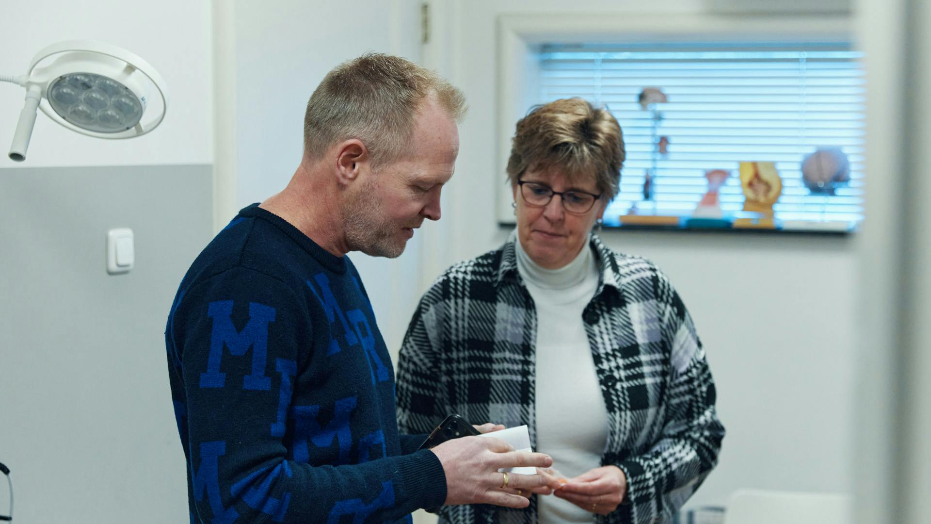 Marc Rijken during a doctor’s visit.