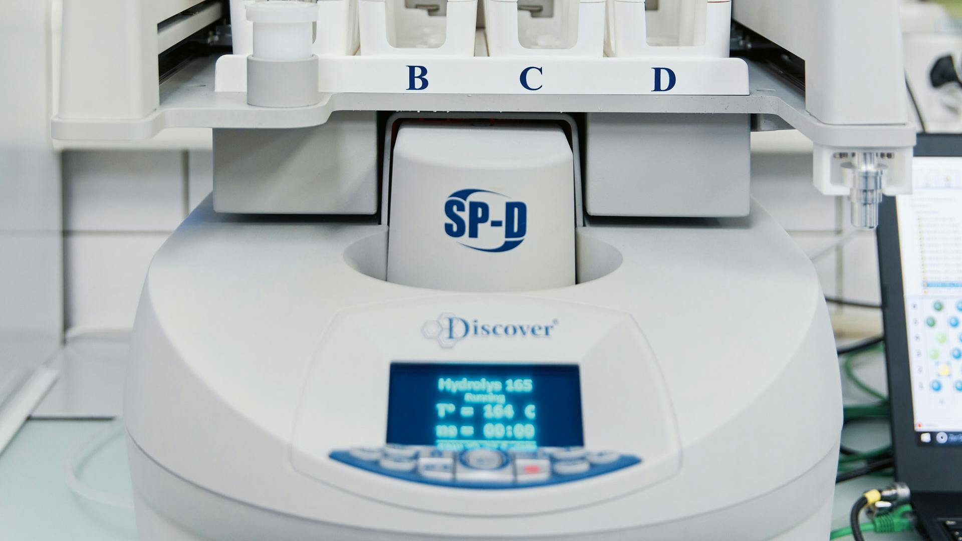 Gerät zum Testen auf Enzymrückstände.