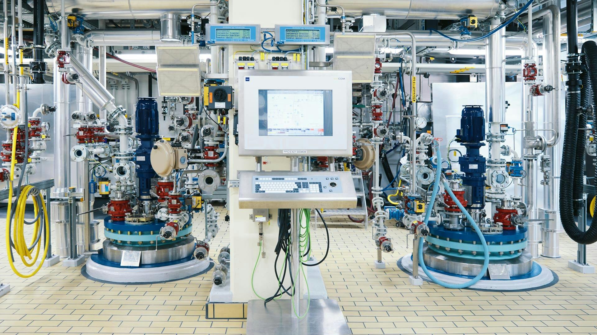 Reactor in Building 145 on the Novartis Campus.