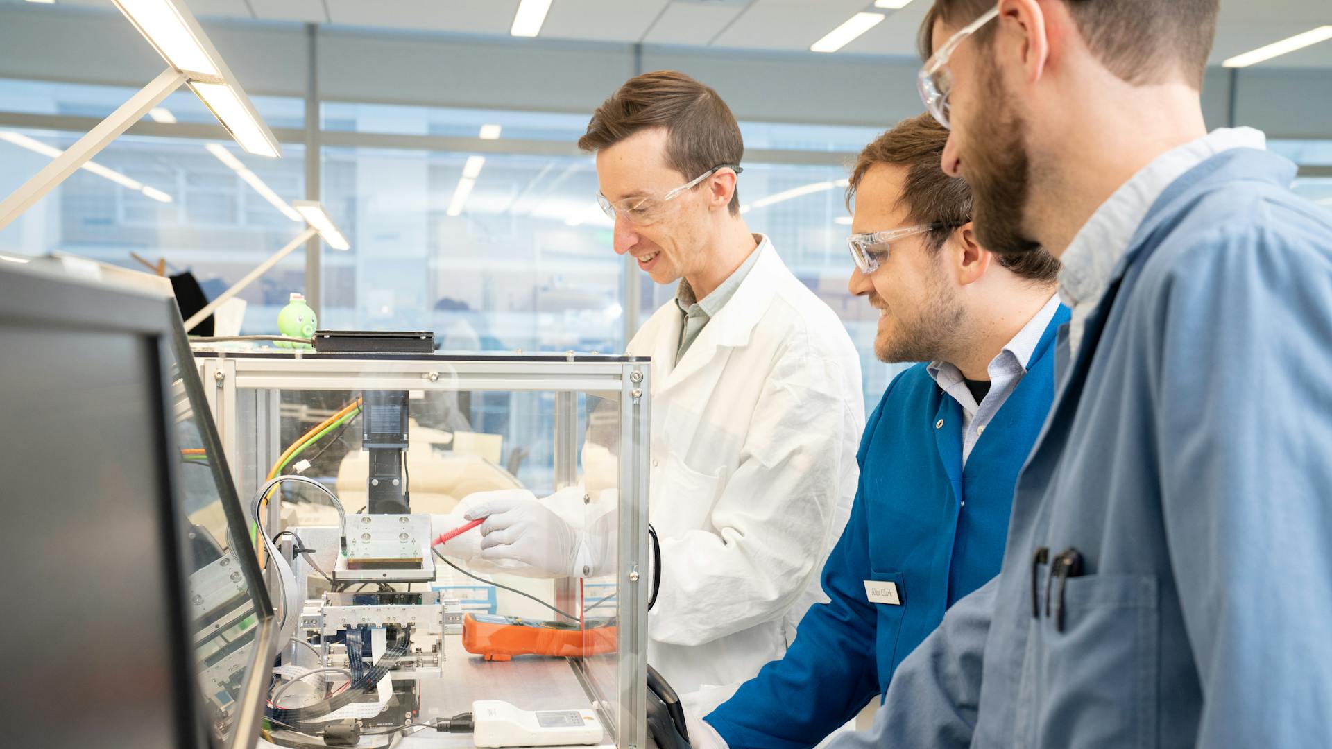 Scientists in the lab.