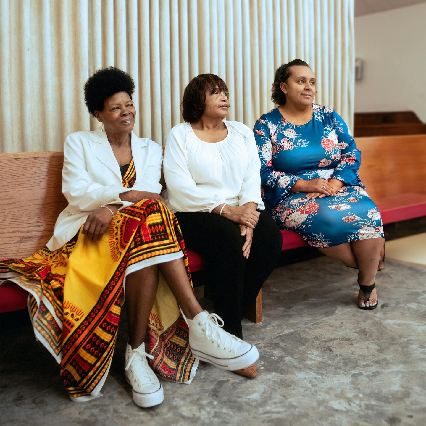 Marilyn Johnson, Lorrianne Mason and Jaleesa Washington.